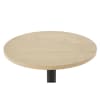 Plateau de table professionnel rond 2/4 personnes en chêne D60